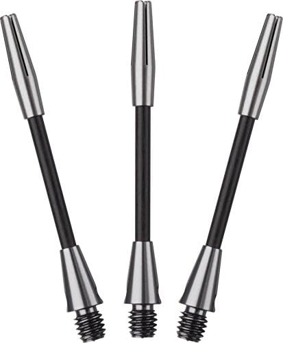 Viper by GLD Products unisex adult (MD) Viper Carbon Plus Ultra Light Dart Shaft Medium MD 3 Pack, Black, Medium MD - 2-Inch US