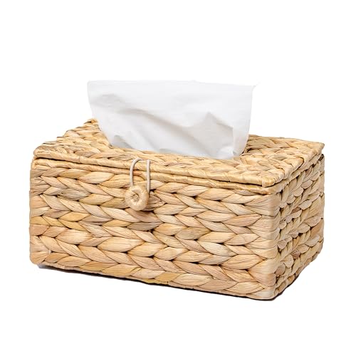 Minhkust A686 Tissue Box Holder With Flip-Open Top cover