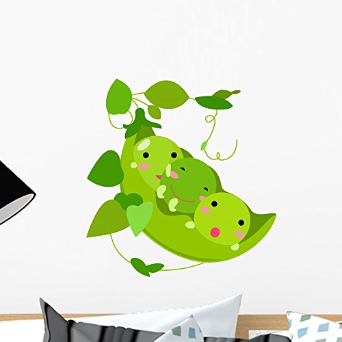 Wallmonkeys Pods of Peas Friends Wall Decal Peel...