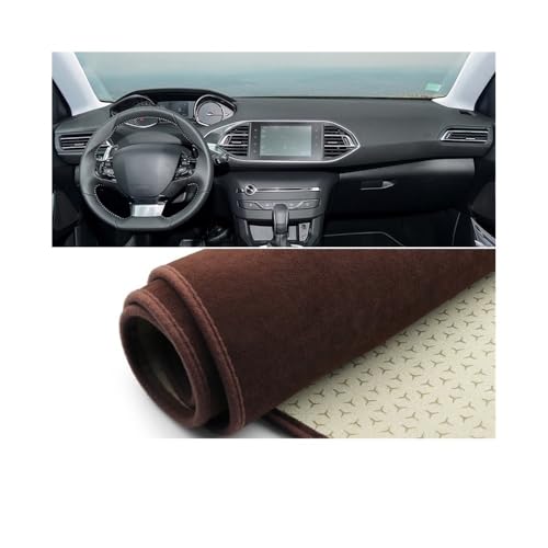 Couverture de tableau de bord Peugeot 308SW pour éviter les reflets en voyage d'été