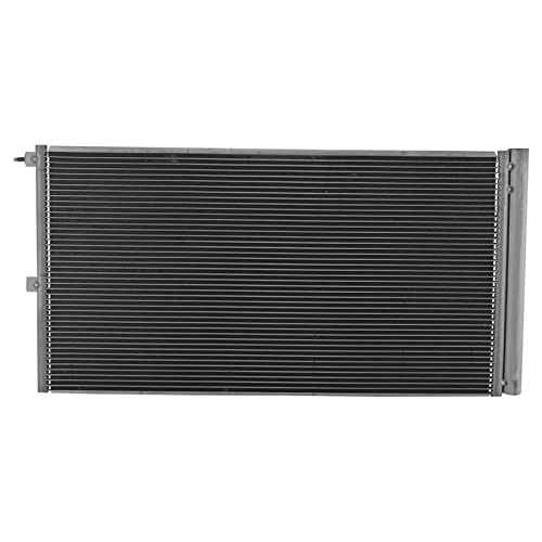 Image of TRQ A /C Condenser and Receiver Drier Assembly Compatible with 2011-2014 Ford F-150 2015-2017 Expedition 2015-2017 Lincoln Navigator