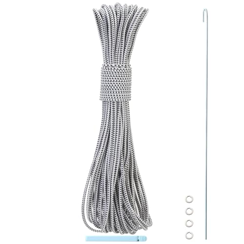 Tent Pole Shock Cord 1/8 inch 60ft, Replacement Shock Cord...