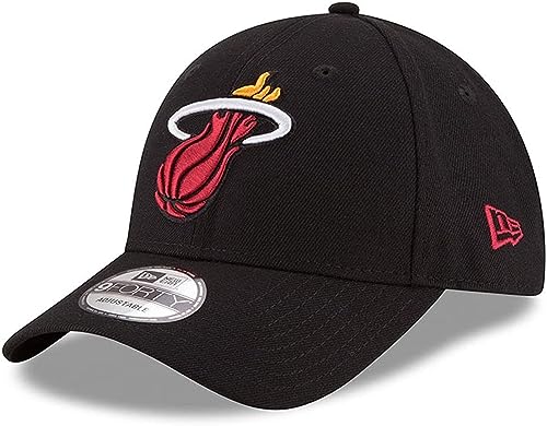 New Era NBA The League 9FORTY Adjustable Hat Cap One Size Fits All (Miami Heat Black)