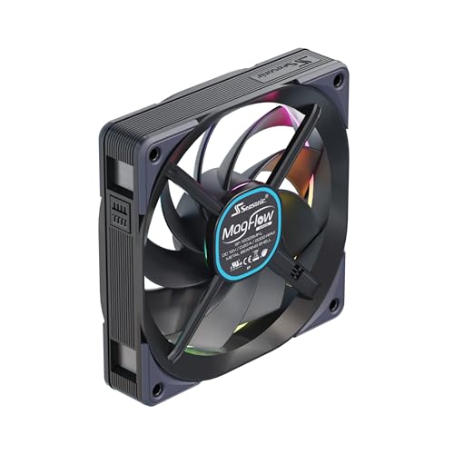 Ventilador MAGFLOW ARGB de 1 kit para refrigeración de caja de PC 6