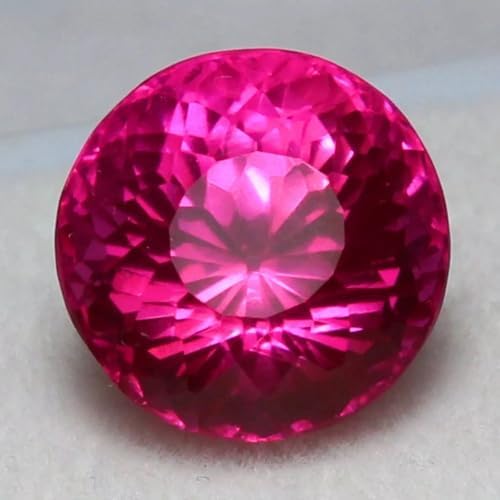 Natural 9.00 Ct Certified Utah Red Beryl (Bixbite) Gemstones Rare, Unheated 10x10 mm Stones Perfect for Fine Jewelry, Investment, and Luxury Jewelry Creations image 4