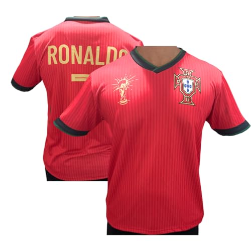Generic Portugal #7 2024 Jersey | Youth & Adult Soccer Football Fan Jersey | DESITOGO (US, Alpha, Medium, Regular, Regular, Portugal Home)
