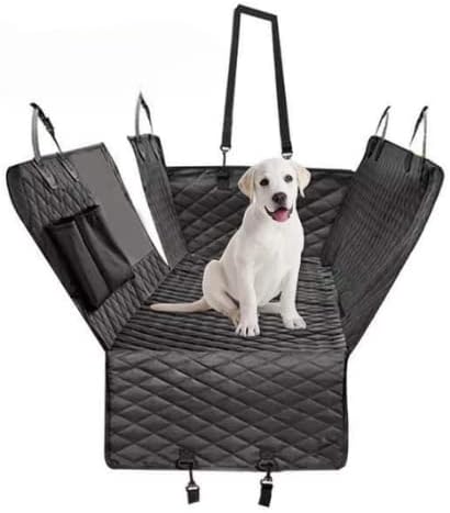 Redwolf Dog Seat Cover for Back Seat of Vehicle, Scratch Resistant, Waterproof, Nonslip, Mesh Window, 3-in-1 Convertible