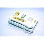 Kids-Cartoon-Design-Corded-Telephone-White-and-Green-Push-Button-Dial