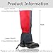 Hiking Gaiters,Hiking Leg Covers,Shoe and Boot Protection, Cross-country Leggings, Suitable for Snow And Mountaineering(Black)