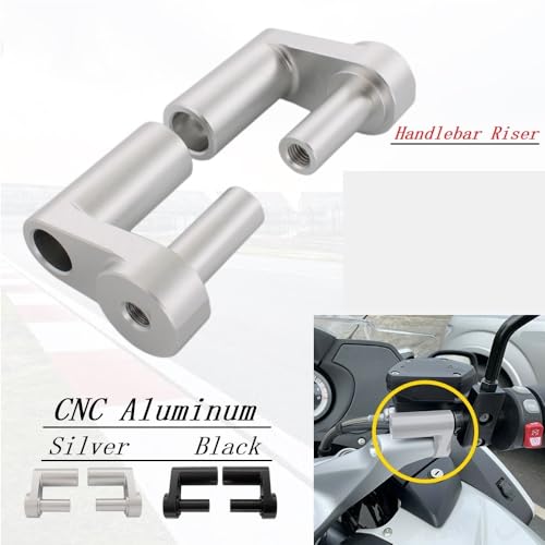 Réhausseur guidon réglable 1.625 pour ajuster la position de pilotage moto - 2