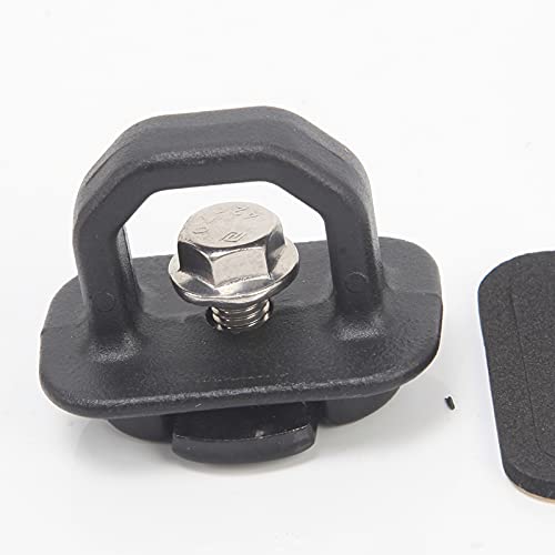 KESOTO 4 peças Âncoras de amarração universais Ganchos de alumínio Fivela fixa para caminhonetes Che