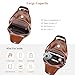 Over Earth Genuine Leather Sling Bag for Women Men Small Causal Crossbody Purse Chest Backpack(O212E Brown)