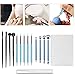 Produktbild VCRANONR Polymer Clay Werkzeuge 15 Stück Sculpting Tools Formbare Modellierung Werkzeuge Clay Ton Modellierwerkzeug Set Silikon Ball Stylus Dotting Tools Basteln Keramik Skulptur Werkzeug für DIY