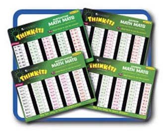 Think-Its Magic Math Mats - COMPLETE SET OF ALL 4 (#44069)