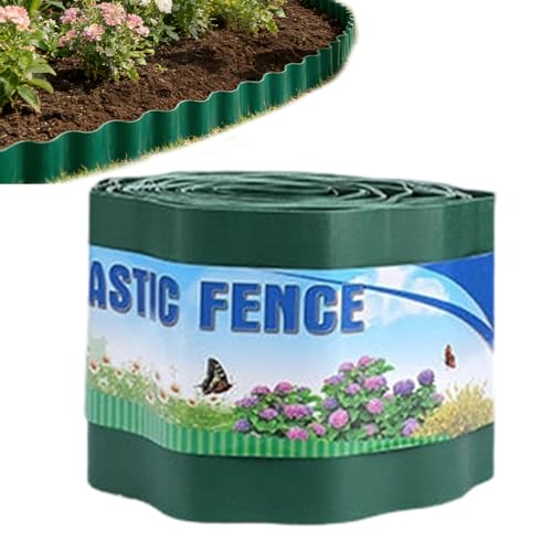 Dioeazh Bordatura di Delimitazione per il Paesaggio - Recinzione per Prato Senza Scavo - Recinzione per Bordi 'e del Prato - per Aiuola Cortile Sentiero Giardino e Esterno