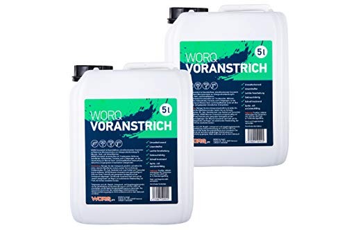 10 Liter Worq Bitumen Voranstrich - Bitumen Anstrich, Bitumen Grundierung, Schweißbahn Grundierung