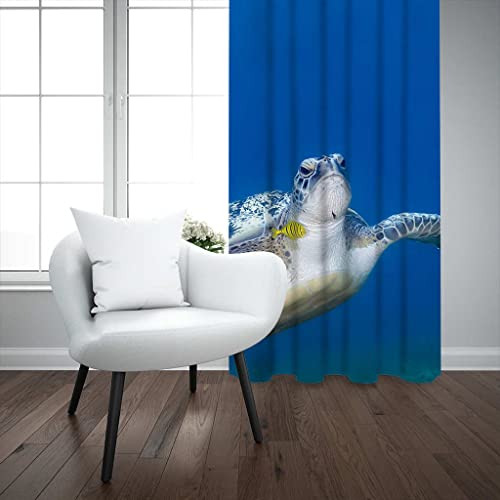 Rideau occultant tortue de fenêtre thermique isolant polyester