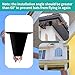 6 Pack Bat Exclusion-One Way Bat Door ， Reusable Tool for Remove Roof Noises,Safe & Effective Bat Catcher for Commercial & Residential Use