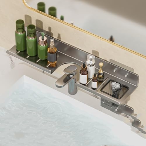 Étagère pour bonde d'évier et rangement de lavabo de cuisine 50 cm