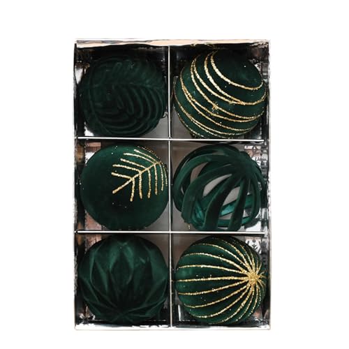 Colgante de bola de Navidad, bolas de Navidad, colgante de bola de Navidad con purpurina | Decoración colgante de purpurina para árbol de Navidad, adornos decorativos c