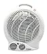 FilWAS Heizlüfter Schnellheizer 2 Stufen / 1000W / 2000W Heizung Thermostat Ventilatorfunktion