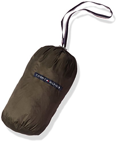 Tommy Hilfiger Men's Lightweight Water Resistant Packable Down Puffer Jacket (Standard and Big & Tall), Olive, 2X Big4