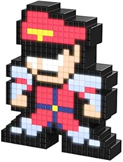 PDP "878-033-NA-BISON"Pixel Pals-Streen Fighter Bison, Red/Blue, 8.8 x 11.2 x 15.9 cm