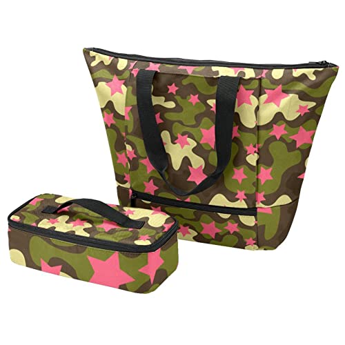 Grand sac fourre-tout haute résistance et boîte à déjeuner isolante au design exclusif