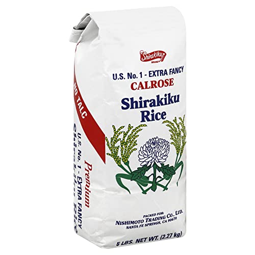 Shirakiku, Calrose Rice Med Grain, 5 Lbs