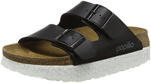 Women's Open Toe Sandals, Black Monochrome Marble Black Monochrome Marble Black, 8 us