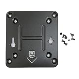 GinTai for Intel NUC Vesa Adapter Mount Bracket to Attach NUC Mini PC Computer to The Back of a Monitor Mounting Plate Not Skull or Hades(with 8pcs Screws) Intel NUC 4 5 6 7 8 10 11 General Purpose