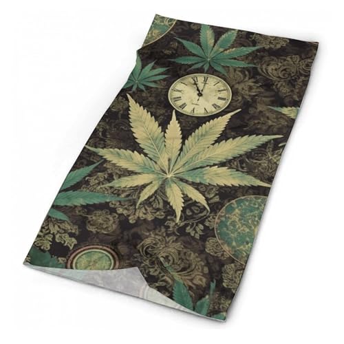 A Puff in Time Weed Marijuana Neck Gaiter UV Sun Protection Balaclava Breathable Ski Face Mask for Men Women Versatile Cover Scarf Bandana Head Wrap3