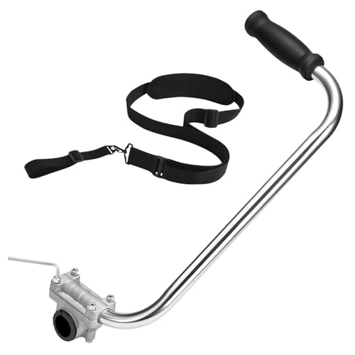 Aquafix トリマーグリップ ショルダーストラップハーネス付き 草刈り機 ハンドル 刈払い機 ハンドル 草取り機用 基づいた 腰への負担を軽減 芝生の手入れや造園に