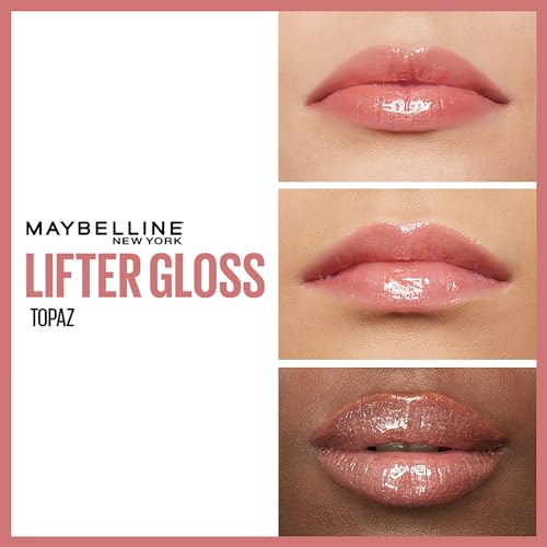 Image of Maybelline New York Smooth And Non-sticky Lifter Gloss - Topaz | Tinted Lip Gloss With Hyaluronic Acid for Hydrated & Plump Lips | Non-Sticky application | Long-lasting Fuller & Lifted Look | 5.4ml