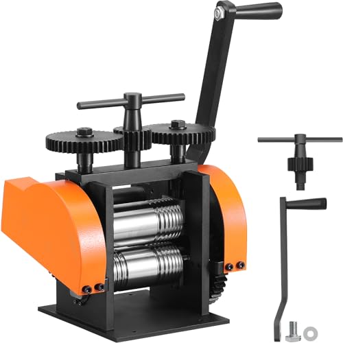 VEVOR Laminador de Joya Ancho 45mm Máquina Laminadora de Joyería ...
