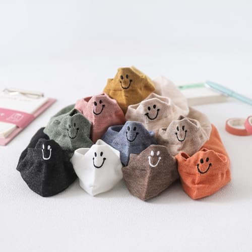 Northern 30 Women's Cotton Ankle Socks - Low Cut, No Show, Non Slip Flat 10 Pairs2