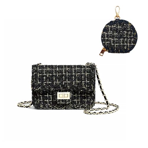 Image of Crossbody Purses for Women Leather Small Cross Body Bags Cute Designer Handbags Chain Ladies Shoulder Bags Clutch