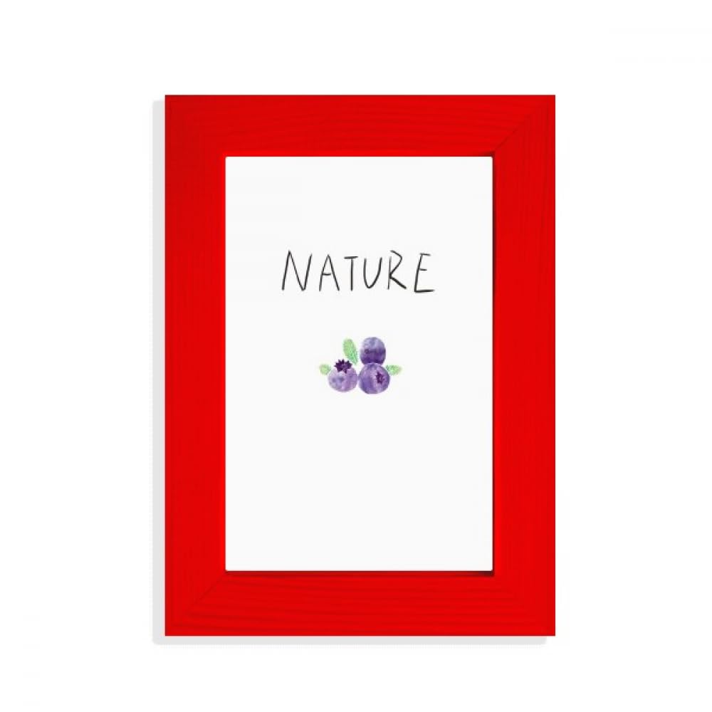 Cadre photo rouge Blueberry Island pour habiller le salon