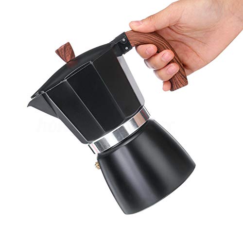 Barmi 5Oz/10Oz Moka Pot, Aluminum Espresso Maker, 3 Cups/6 Cups Expresso Pot Moka Pot Coffee Mini Espresso Maker Stove Top Coffee Maker Green 150Ml/5Oz #TOP3