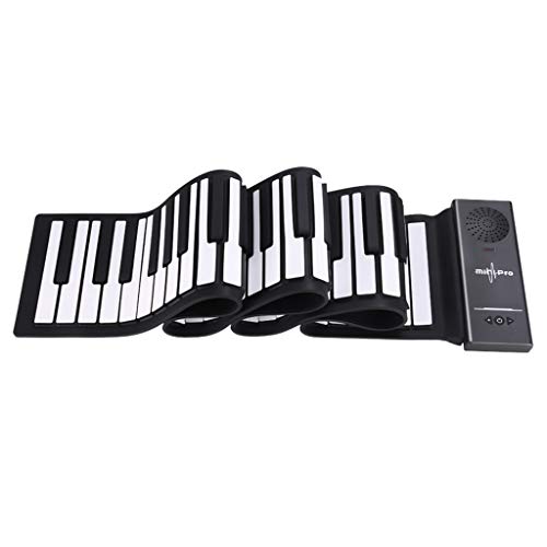 Hand-Roll Piano Standard 88-Key Portable Folding APP Teaching Built-in Speaker Rechargeable Household Beginner Children… - Les Beatles, Paul McCartney, John Lennon, RIngo Starr, George Harrison Hand-Roll Piano Standard 88-Key Portable Folding APP Teaching Built-in Speaker Rechargeable Household Beginner Children…