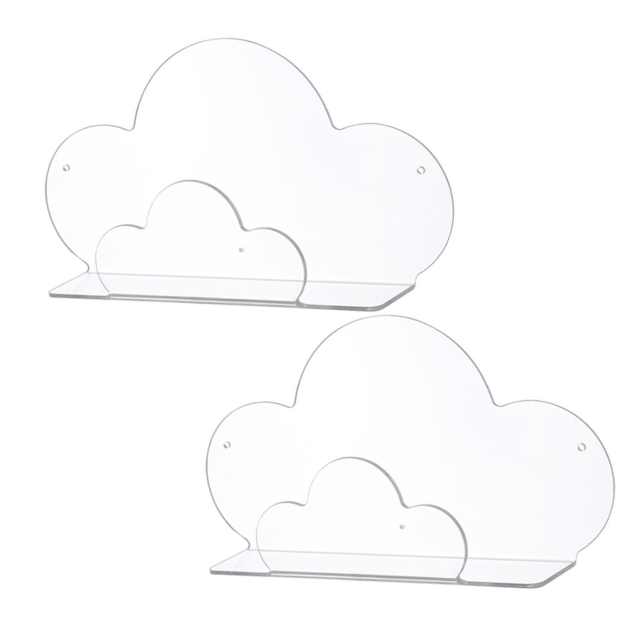 Étagère murale nuage pour libérer de l'espace au sol et ranger les jouets de manière ludique