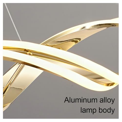 Plafond d'éclairage à LED de luxe et lampe suspendue moderne d'îlot