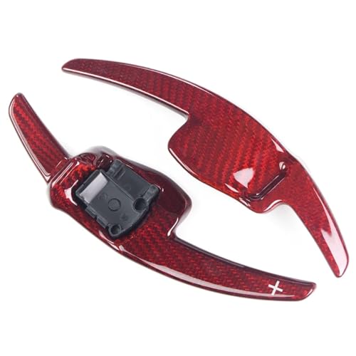 Compatible With VW For Touareg 2011 2012 2013 2014 2015 2016 Ή 1yA ԗpXeAOzC[ J[{t@Co[ VtgphGNXeVANZT[(Carbon fiber red