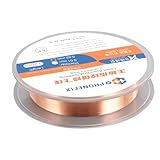 Tonysa Chip-Leitungsdraht, Telefon-Fingerabdruck-Reparatur-Überbrückungsdraht, Zur Reparatur von Mobiltelefonen, Tablets, Kupferdraht, 120 M, (0,01 Mm, 0,02 Mm) (0,01 mm)
