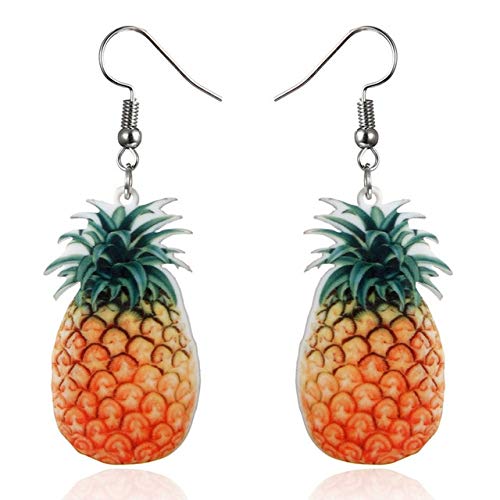 Aretes Etnicos Fruta Grande Pendientes De Fresa Piña Gota Cuelga Gancho Pendientes Joyería De Las Mujeres Regalo Oorbellen Pendientes Pendiente   B