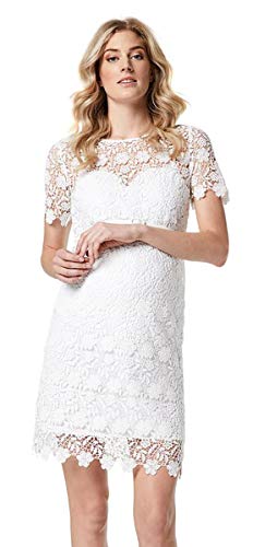 ESPRIT Maternity Damen Umstandskleid R84273 Brautkleid Hochzeitskleid (40, Offwhite (110))