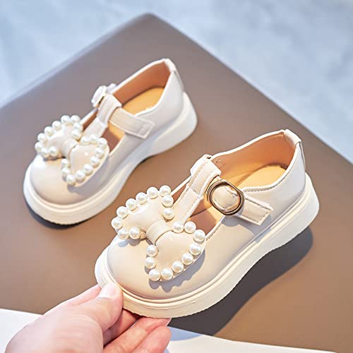 Toddler Summer Sandals Kids Girls Dress Shoes Pearl Bow Shoes Summer Outdoor Soft Rubber Sole Baby Flip Flops4