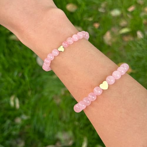 Mother Daughter Bracelets for Women Matching Heart Mommy and Me Bracelets Christmas Gifts for Mom Daughter3
