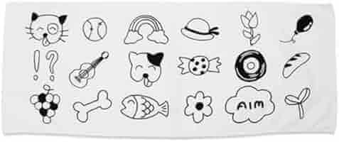 Amazon.co.jp: あいみょん まある タオル ホワイト : おもちゃ