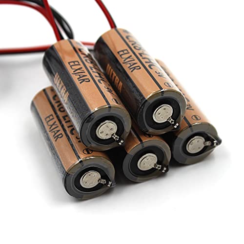 Elxjar (5-Pack) 3V 3000Mah Lithium Battery Replacements For Fuji Fdk Cr8.Lhc 17430, Toto Cr8-Lhc Th559Edv410R #TOP26